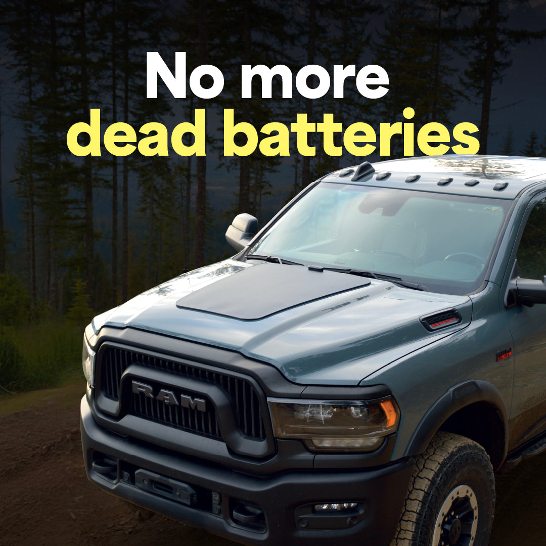 Cascadia 4x4 hood solar panel