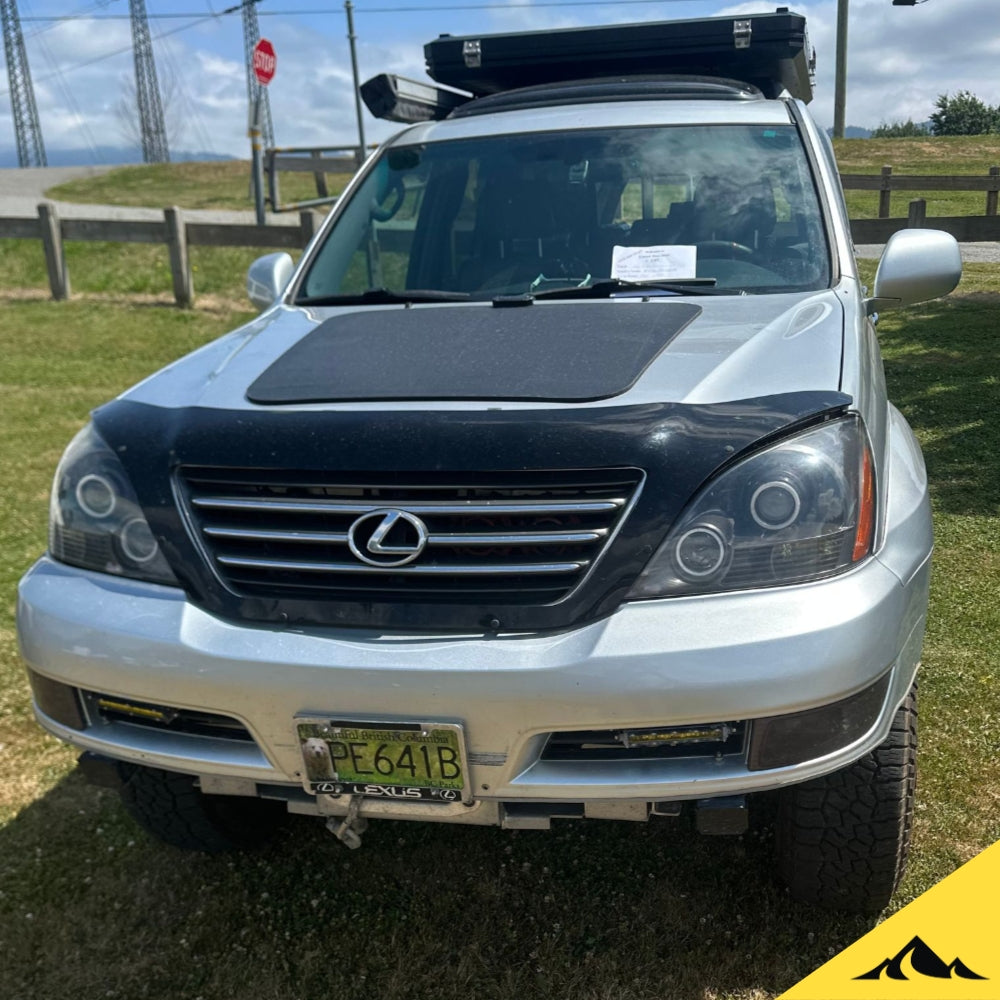 Lexus gx 470 hood solar panel by Cascadia 4x4