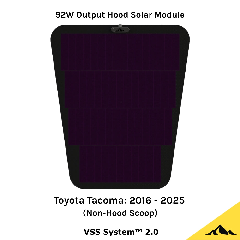 Toyota Tacoma (2016-2025) | Hood Solar Panel | VSS System™ 2.0